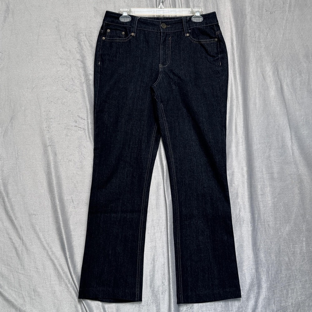 Gloria Vanderbilt Jeans Womens 8 Dark Wash Straight Leg Stretch Pants Classic